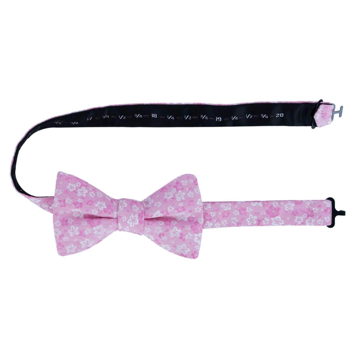 Hanami Cherry Blossom Burst Linen Blend Novelty Bowtie - Image 4