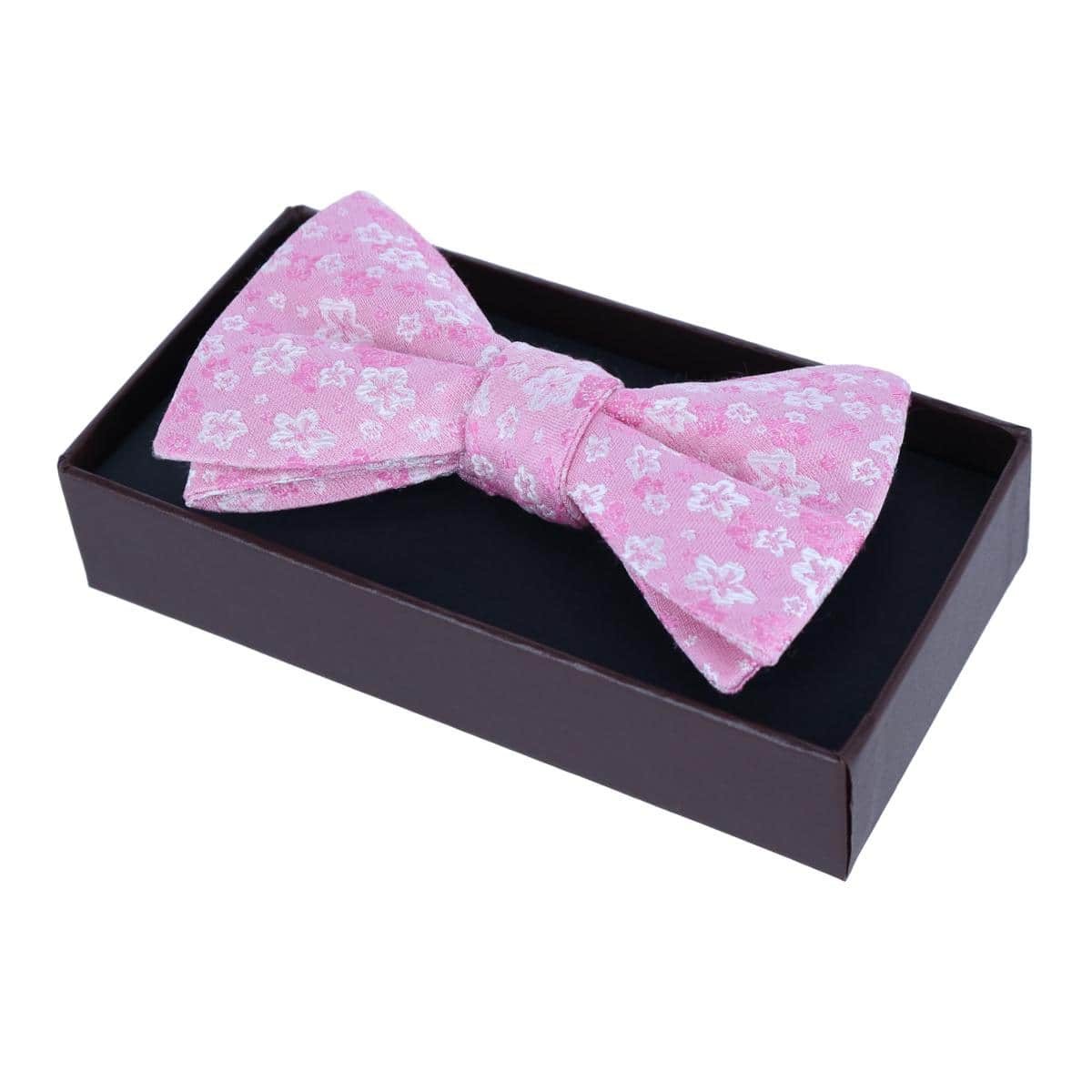 Hanami Cherry Blossom Burst Linen Blend Novelty Bowtie - Image 6