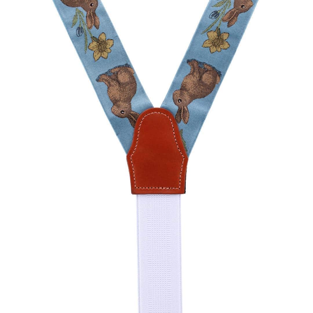 Harvey's Easter Sunday Silk Button End Braces - Image 4