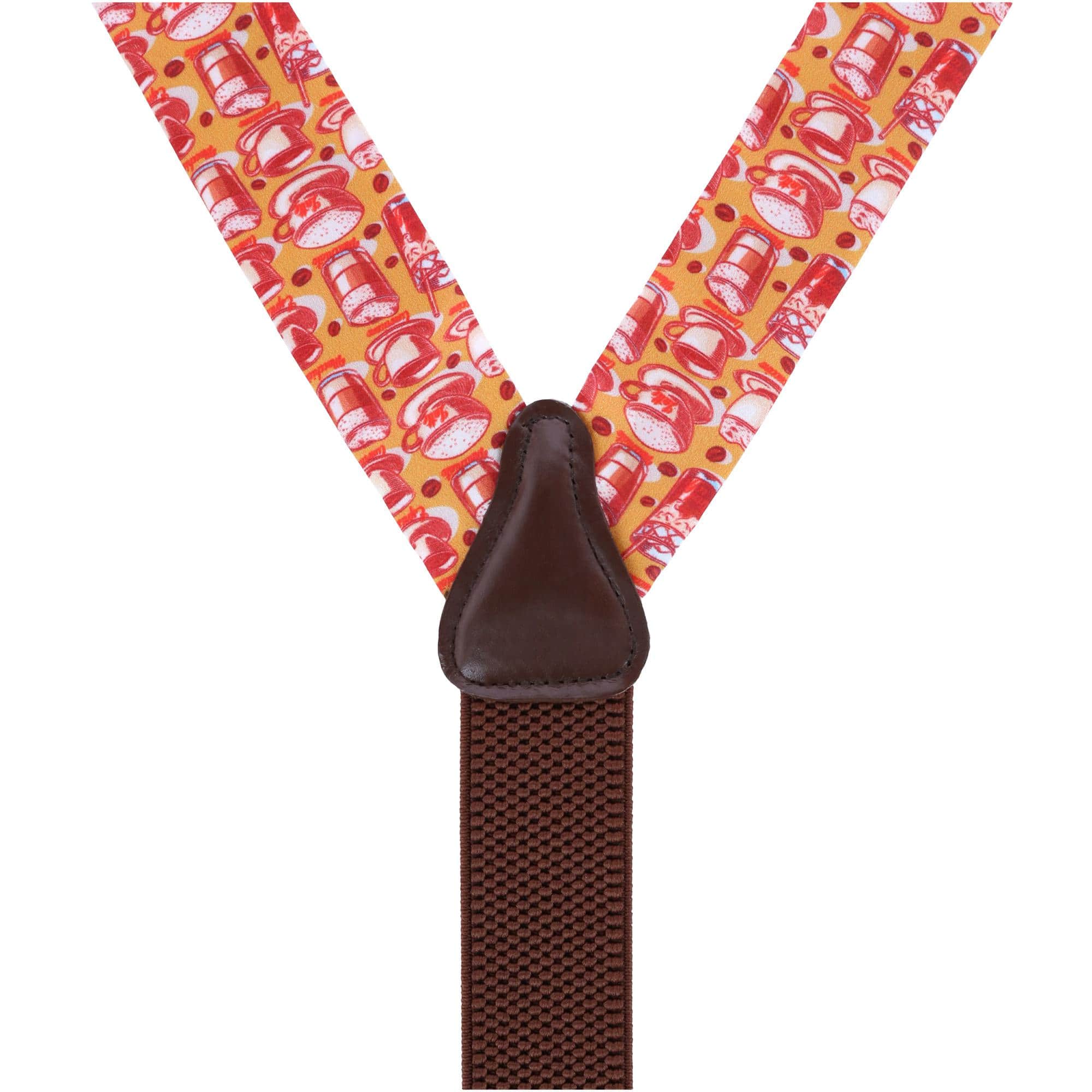 Highly Caffeinated Silk Button End Braces - Image 4
