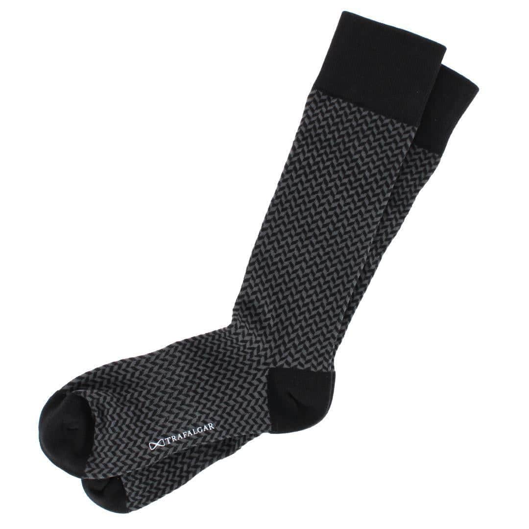 Holden Herringbone Mid-Calf Pima Cotton Socks (1 Pair) - Image 5