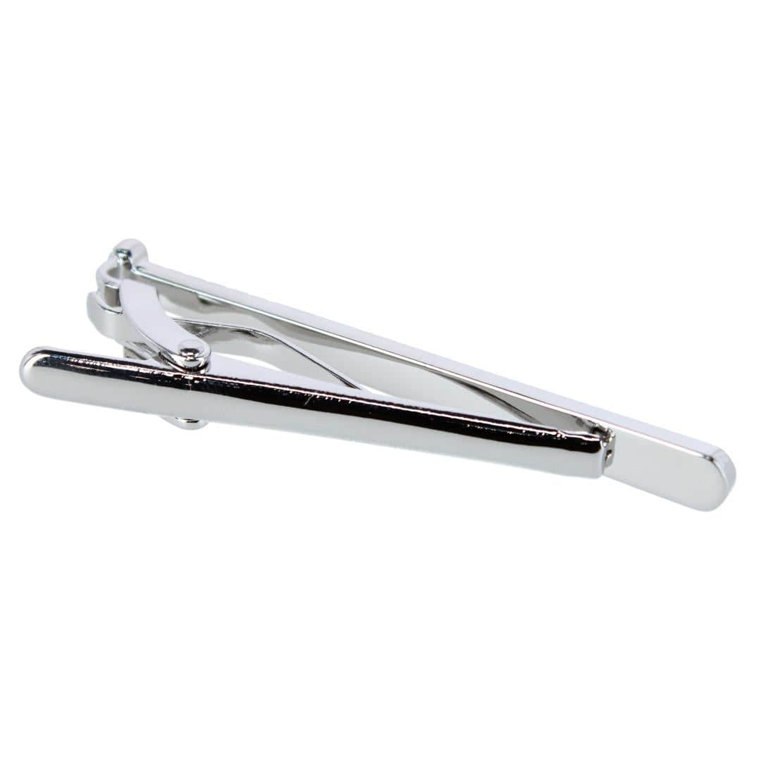 Home Run Baseball Bat Silver Tie Bar - Image 3