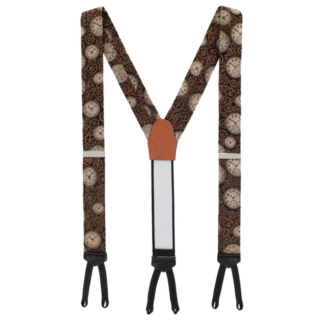 Horologe Novelty Silk Formal End Braces - Image 3