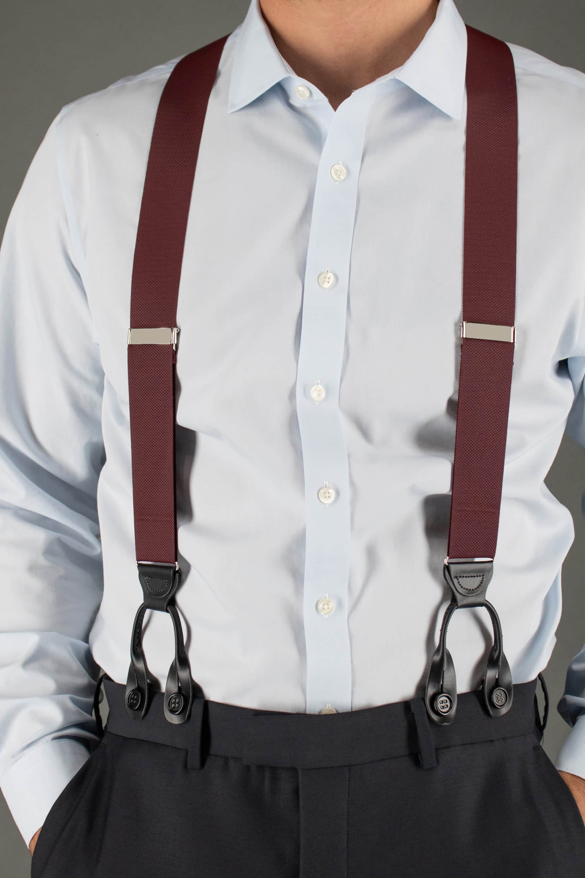 Hudson Nylon Button End Braces - Image 31