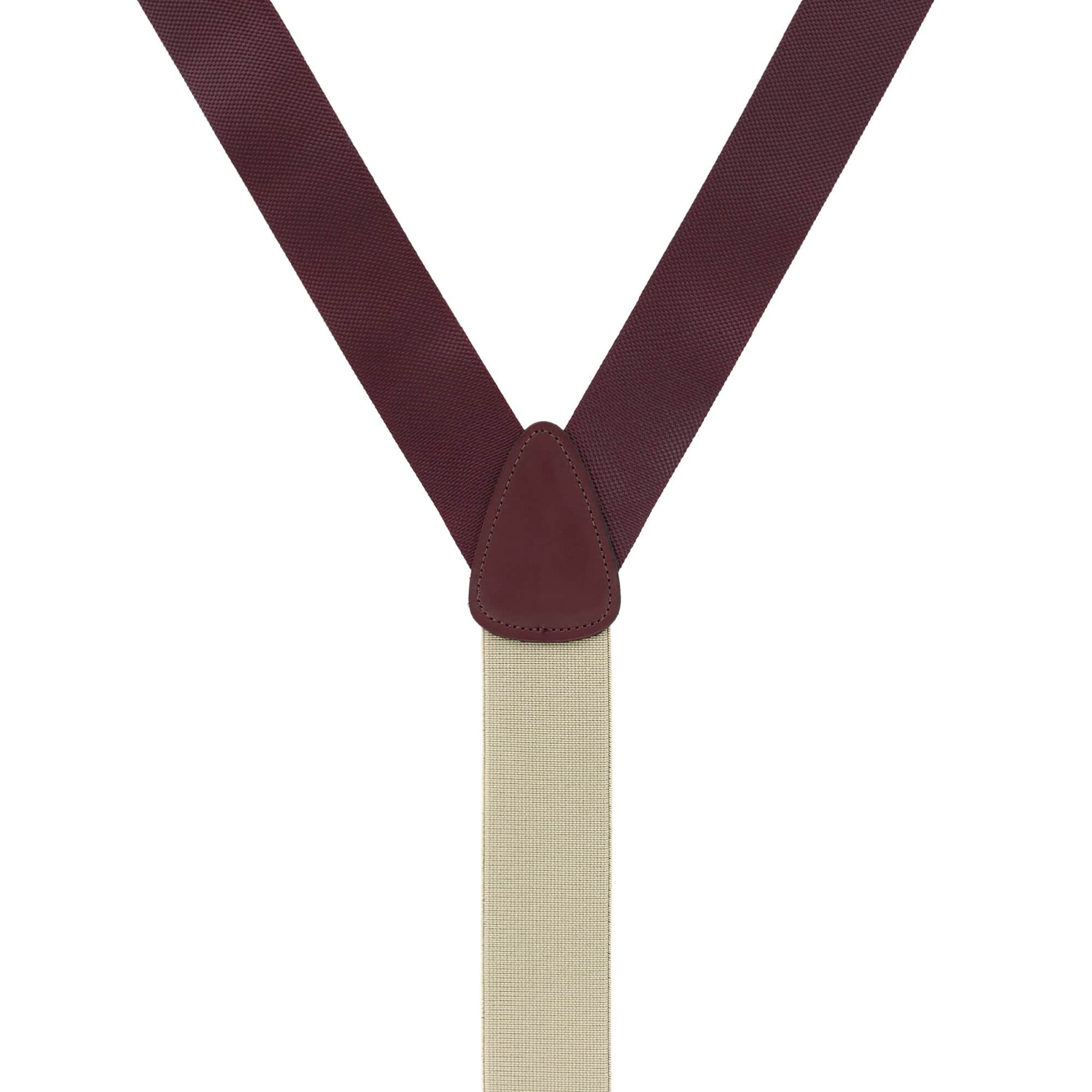 Big & Tall Hudson Solid Button End Braces - Image 14