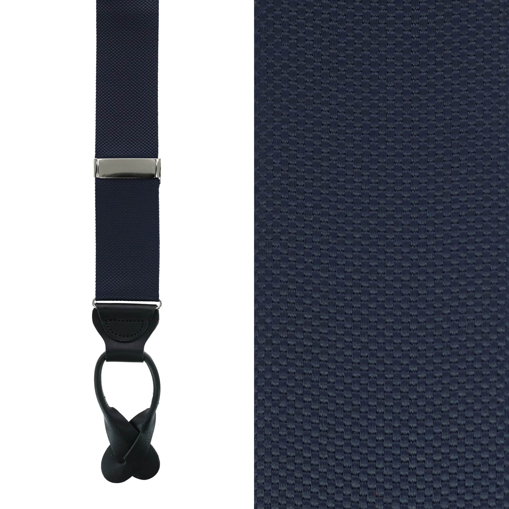 Big & Tall Hudson Solid Button End Braces - Image 5