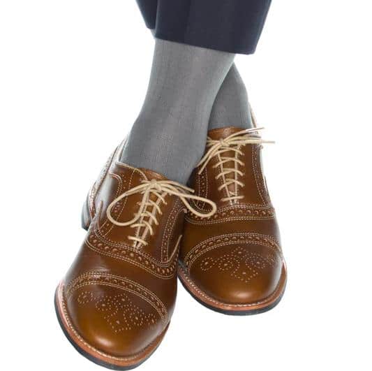 Jasper Mercerized Cotton Ribbed Mid-Calf Solid Color Socks - Image 15