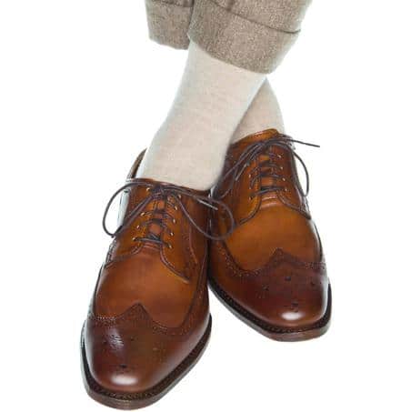 Jasper Mercerized Cotton Ribbed Mid-Calf Solid Color Socks - Image 17