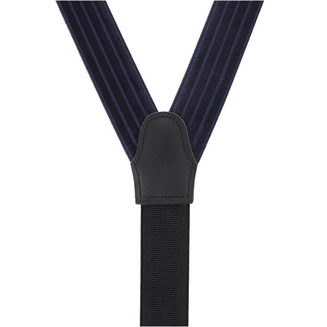 Jefferson Brushed Pinstripe Elastic Formal End Braces - Image 19