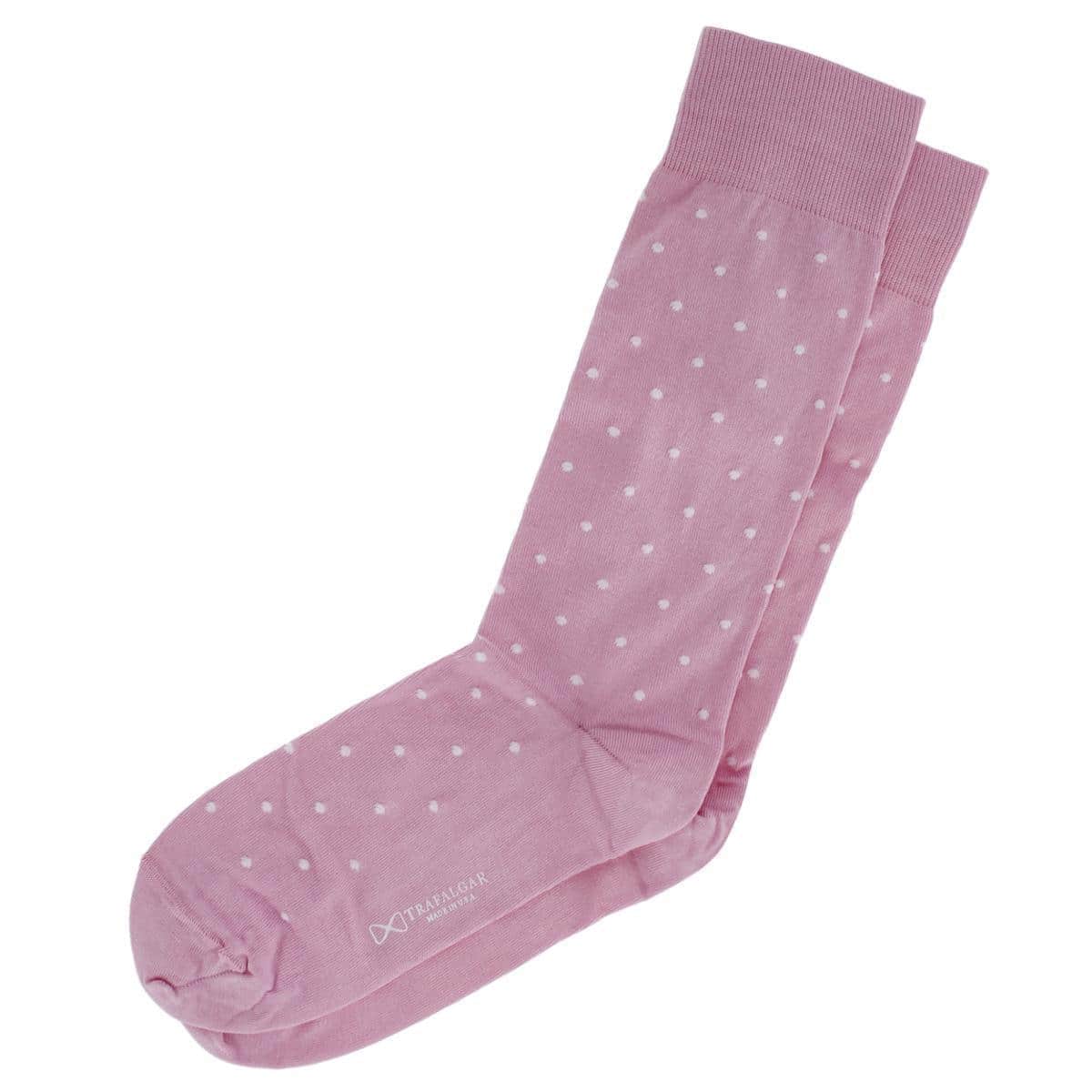 Leo Polka Dot Mercerized Cotton Mid-Calf Socks - Image 10