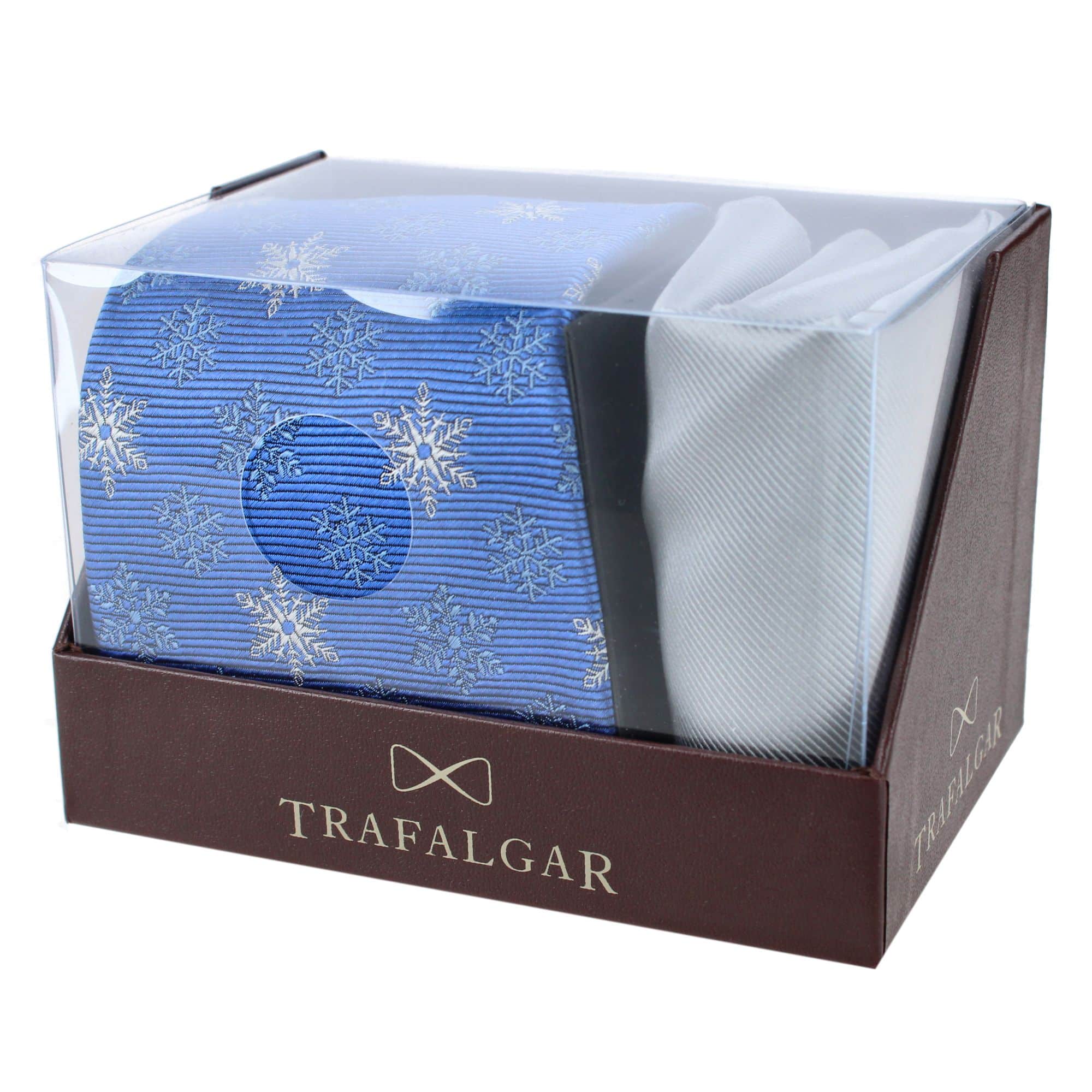 Let It Snow Necktie & Gatsby Pocket Square Bundle - Image 7