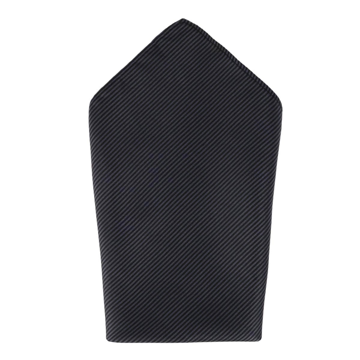 Leyton Diagonal Lined Tone on Tone Silk 12 x 12 Pocket Square - Image 2