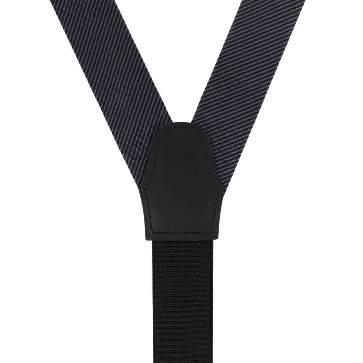 Leyton Diagonal Lined Tone on Tone Silk Formal Braces - Image 8