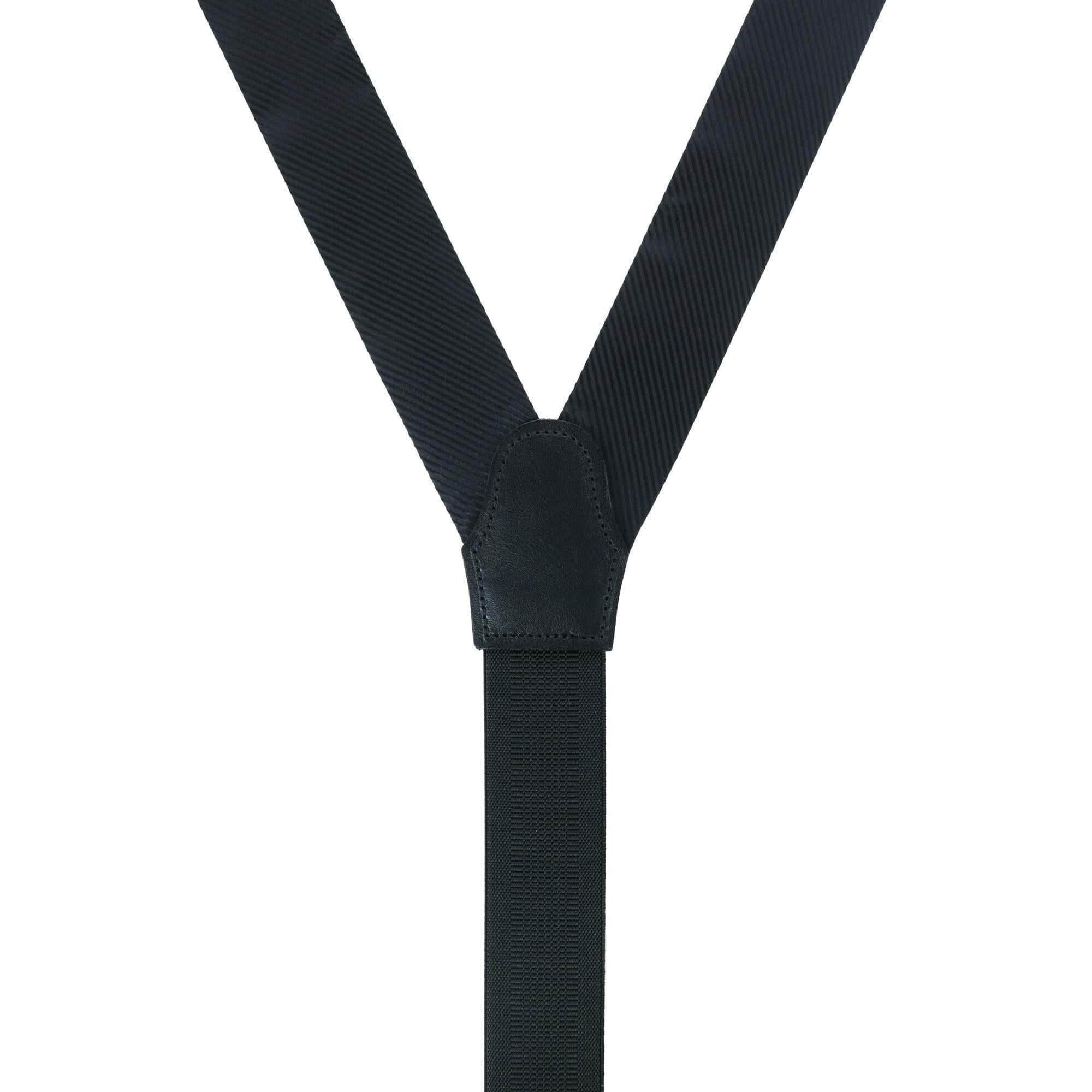 Leyton Diagonal Lined Tone on Tone Silk Formal Braces - Image 9