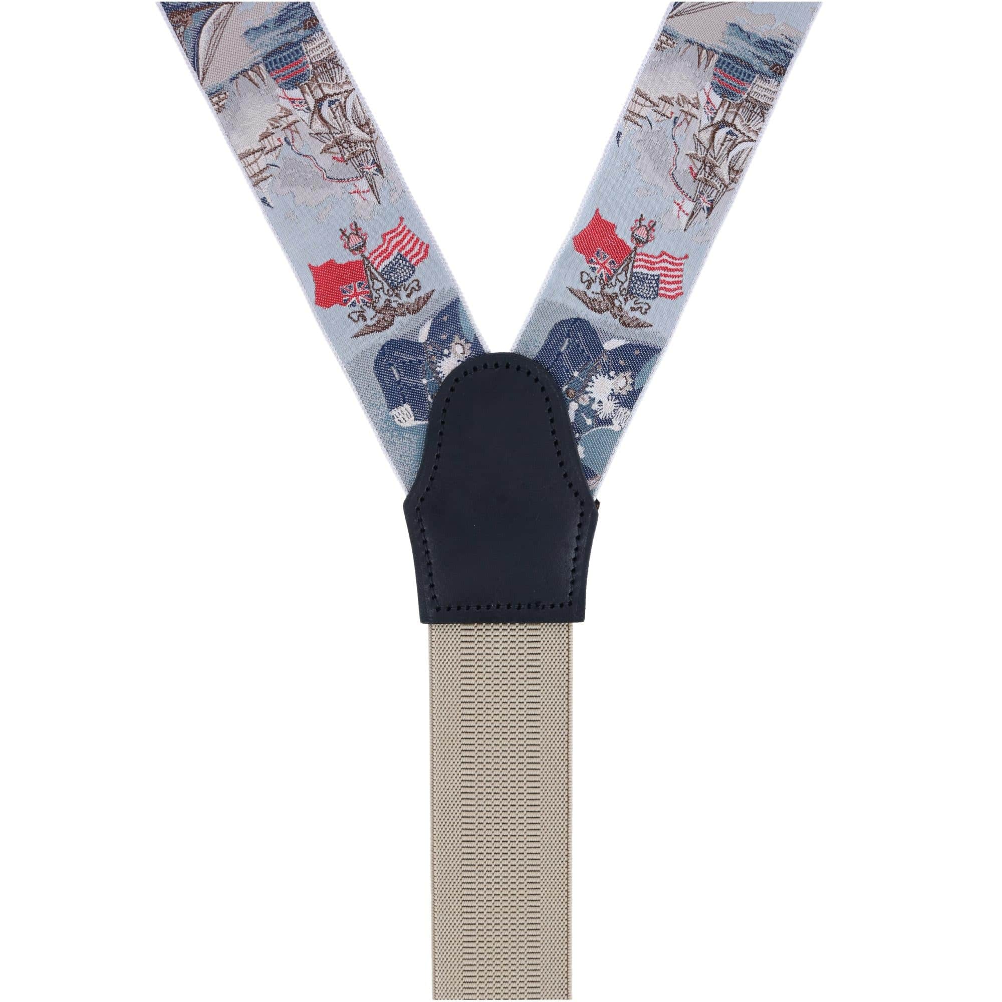 Limited Edition The Commander Woven Silk Formal End Braces - Image 4