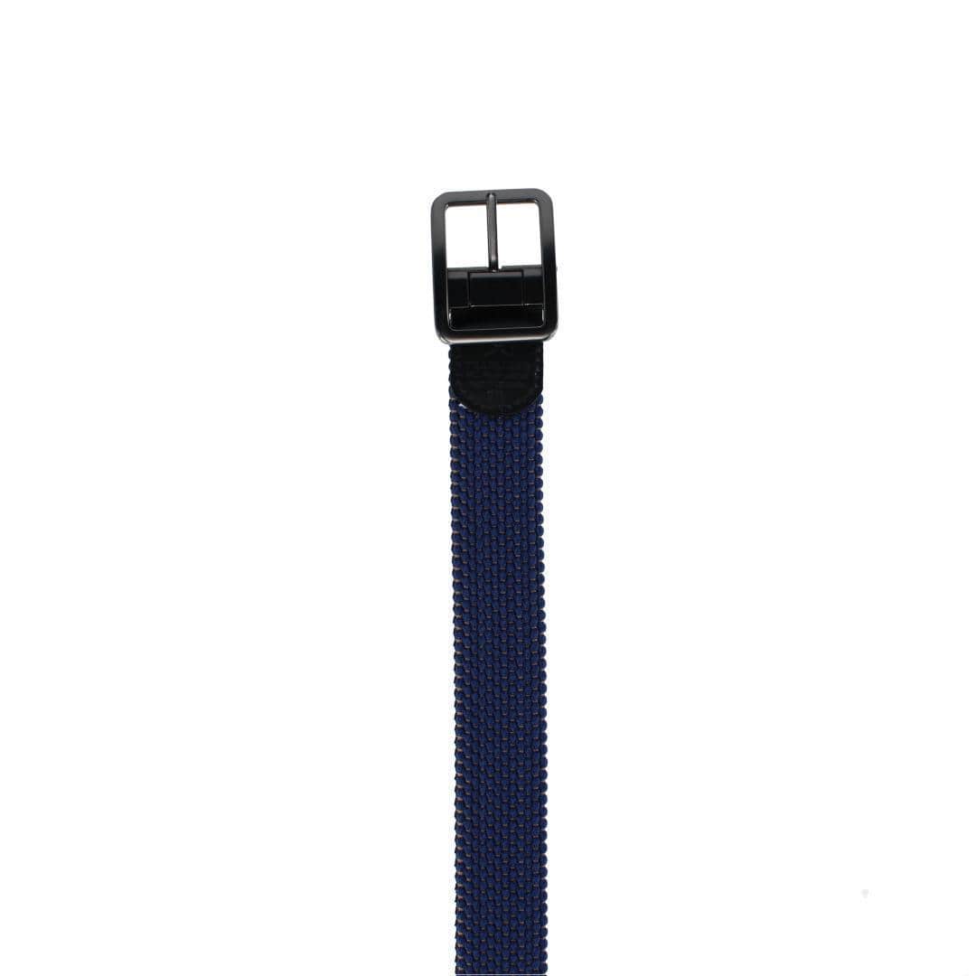 Matias Blue and Kahki Stripe Reversible Braided 35MM Casual Golf Belt - Image 6