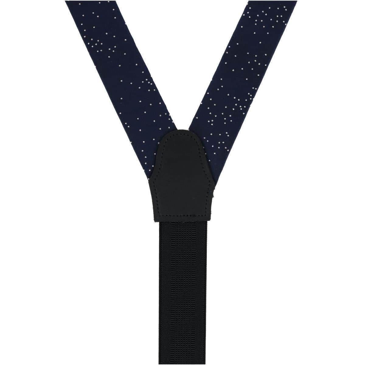 Mystere Metallic Star Light Silk Button End Braces - Image 9
