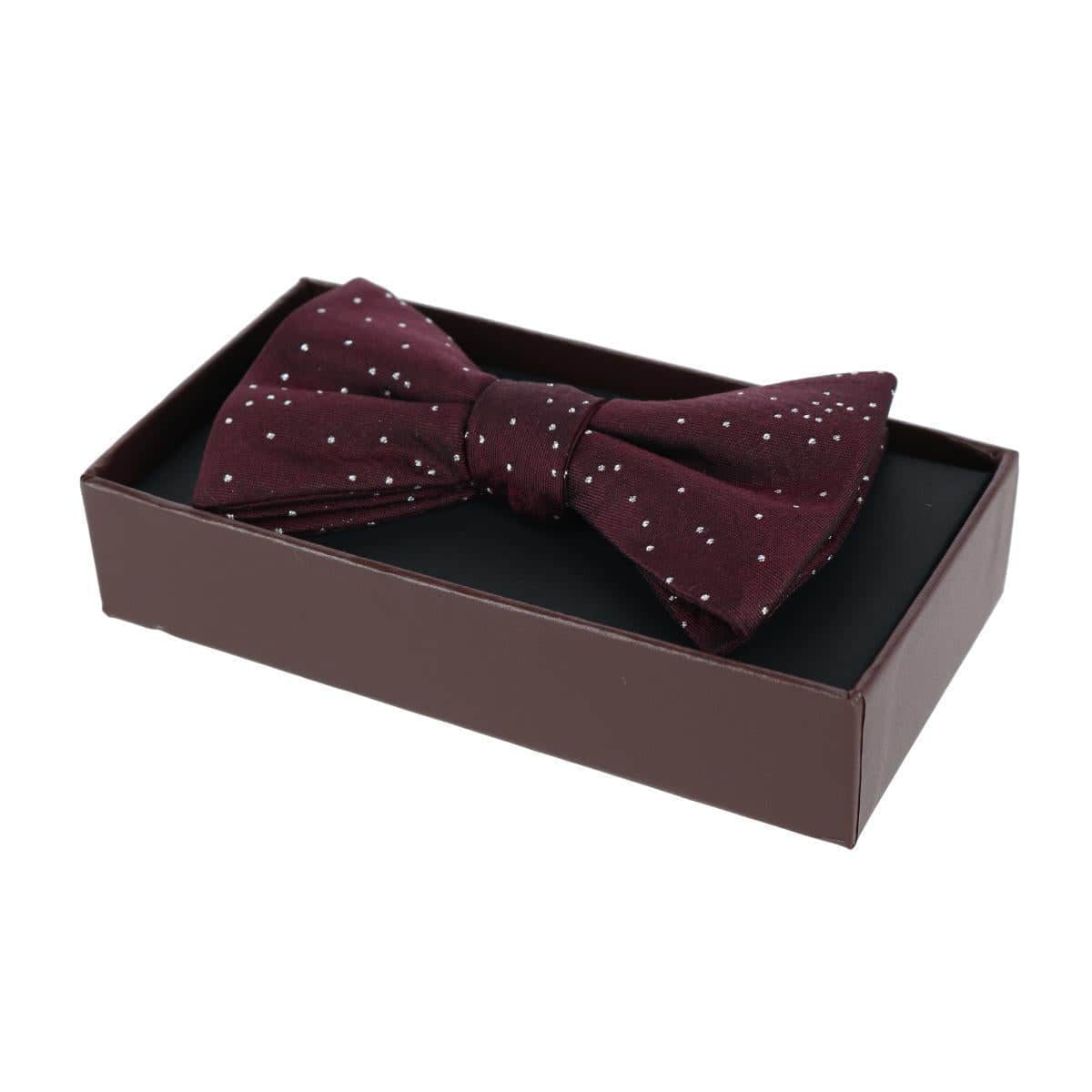Mystere Metallic Star Light Silk Bow Tie - Image 19