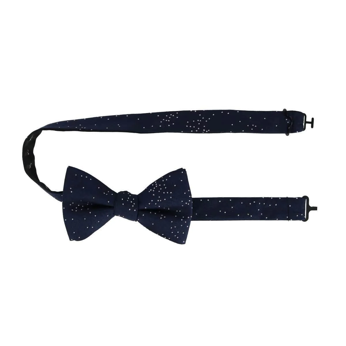 Mystere Metallic Star Light Silk Bow Tie - Image 6