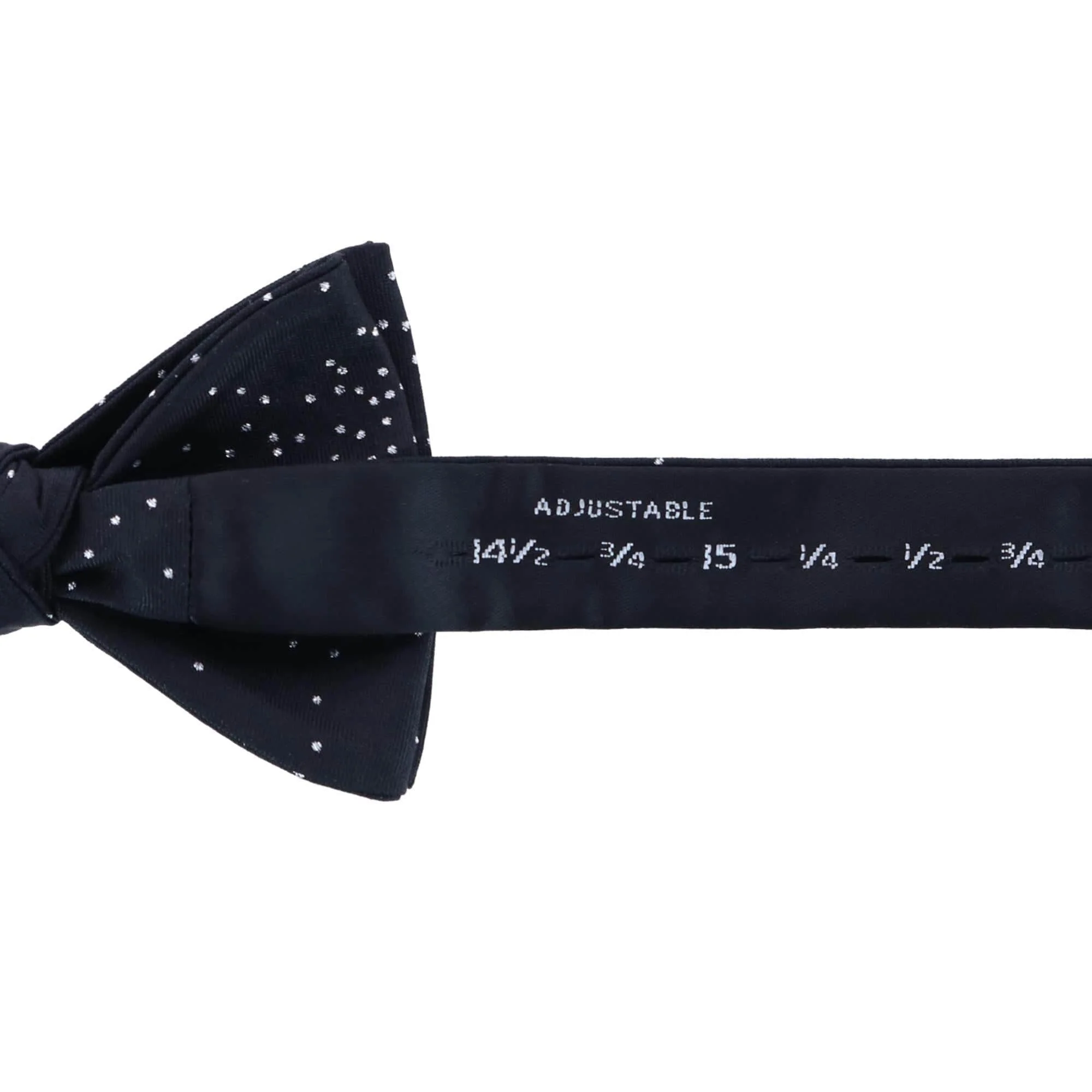 Mystere Metallic Star Light Silk Bow Tie - Image 8