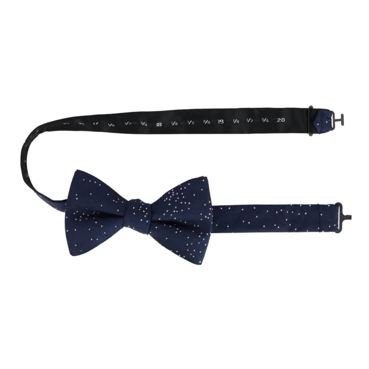 Mystere Metallic Star Light Silk Bow Tie - Image 9
