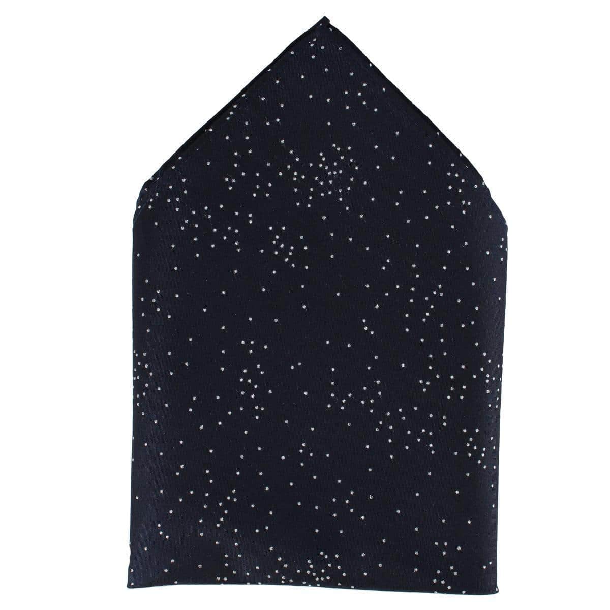 Mystere Metallic Star Light 12 x 12 Silk Pocket Square - Image 3