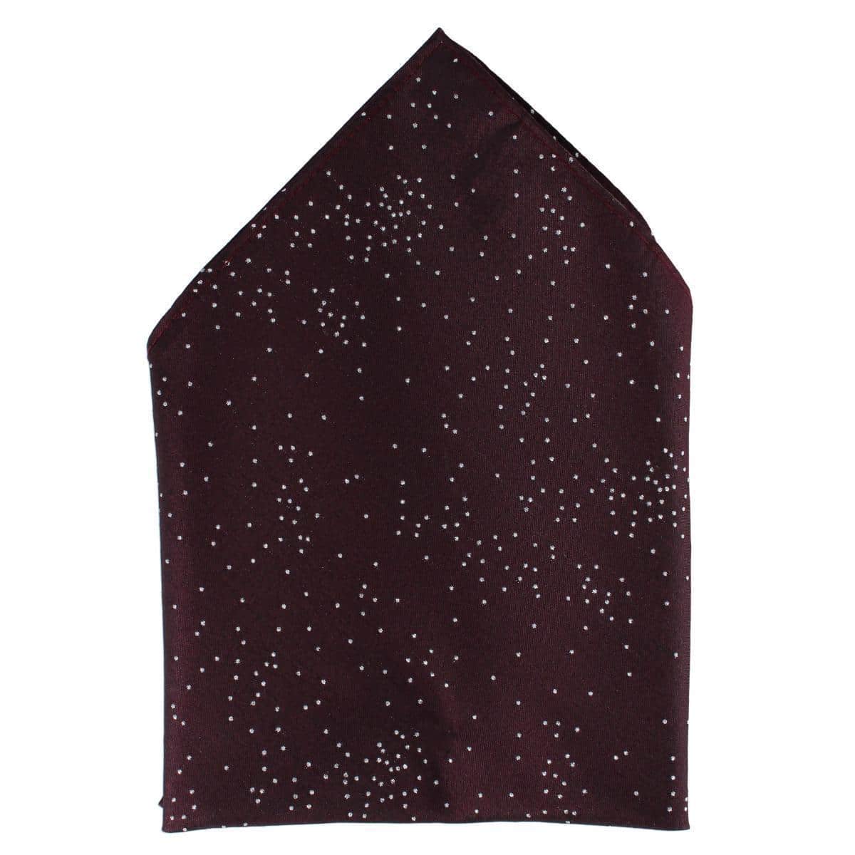 Mystere Metallic Star Light 12 x 12 Silk Pocket Square - Image 4