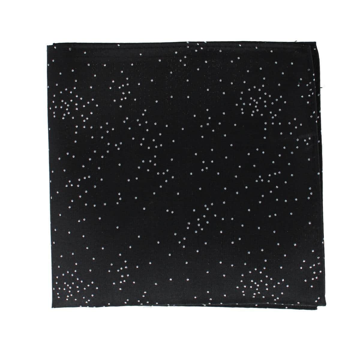 Mystere Metallic Star Light 12 x 12 Silk Pocket Square - Image 5