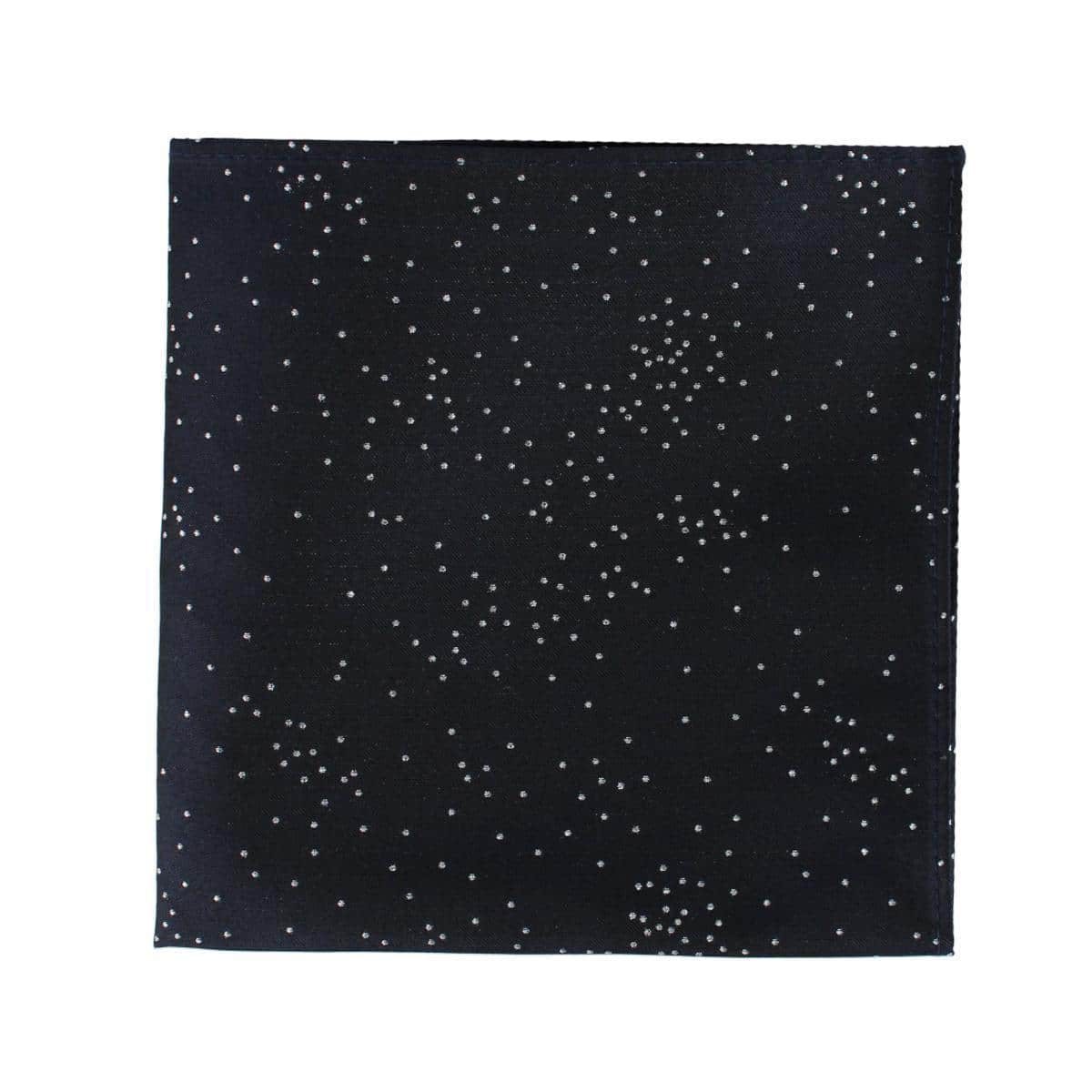 Mystere Metallic Star Light 12 x 12 Silk Pocket Square - Image 6