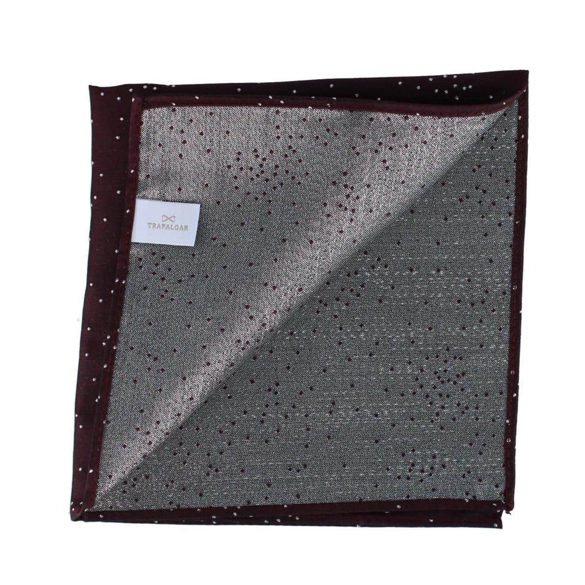 Mystere Metallic Star Light 12 x 12 Silk Pocket Square - Image 7