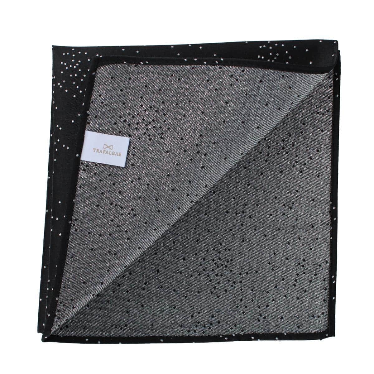 Mystere Metallic Star Light 12 x 12 Silk Pocket Square - Image 8