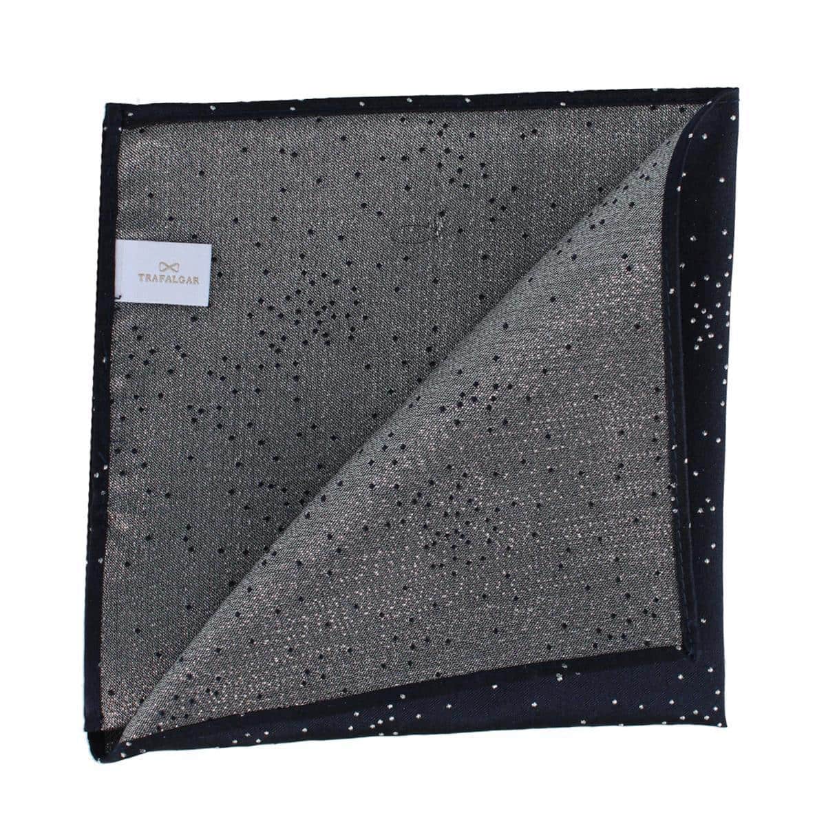 Mystere Metallic Star Light 12 x 12 Silk Pocket Square - Image 9