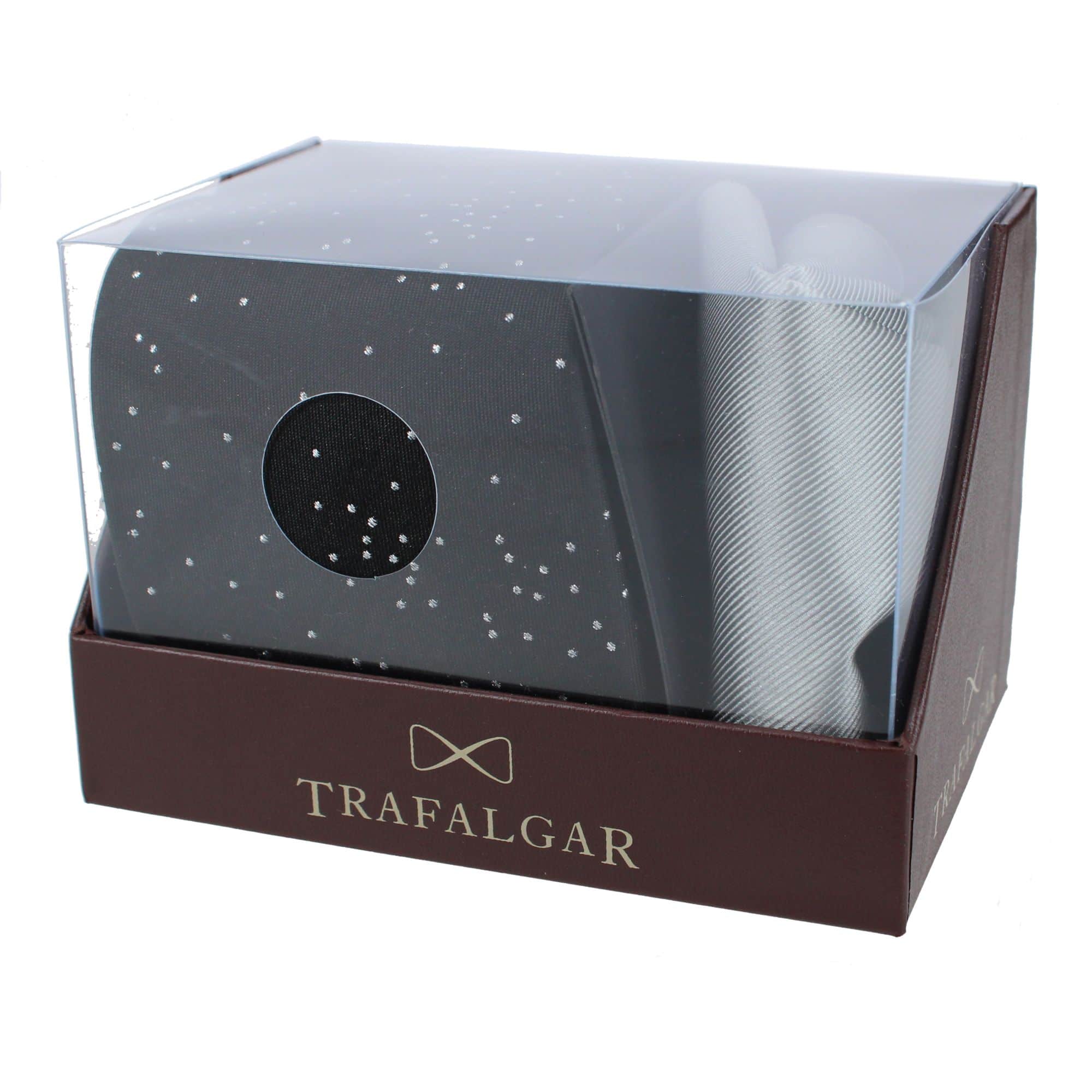 Mystere Silk Necktie & Gatsby Pocket Square Bundle - Image 19