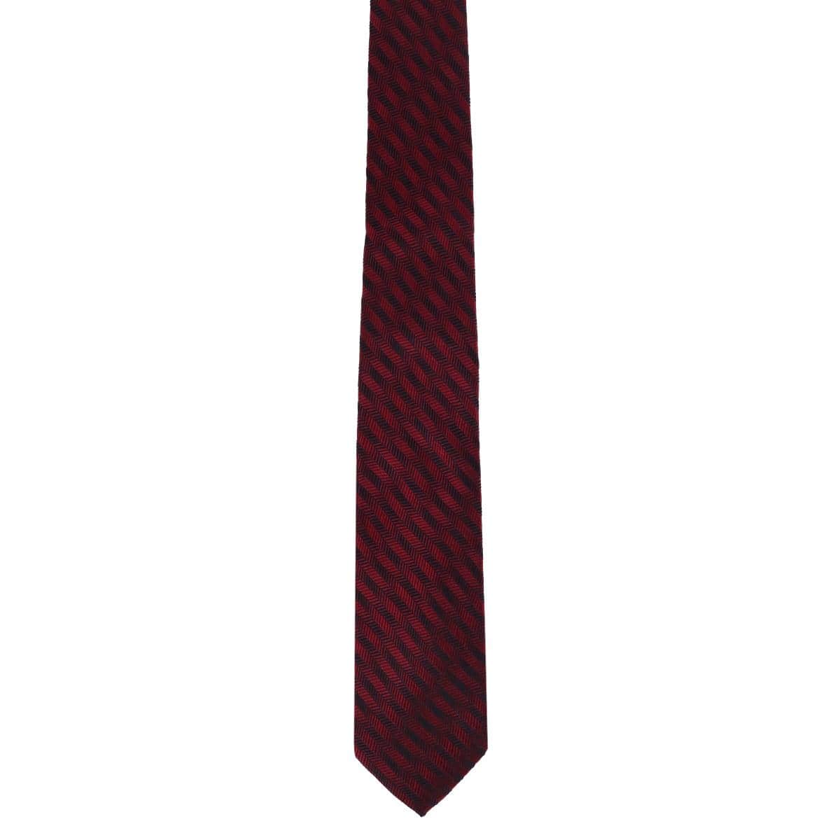 Nathanial Regal Patterned Diagonal Line Silk Business Necktie - Image 11