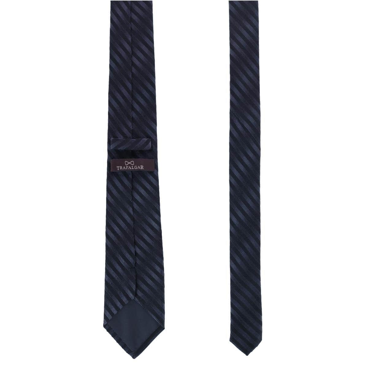 Nathanial Regal Patterned Diagonal Line Silk Business Necktie - Image 12