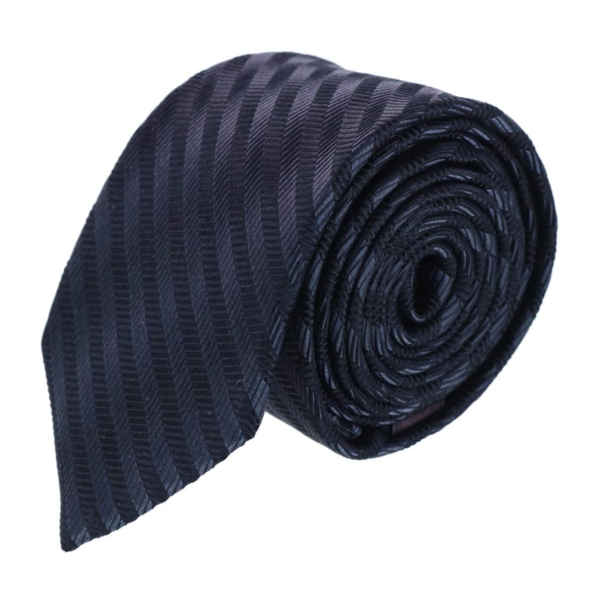 Nathanial Regal Patterned Diagonal Line Silk Business Necktie - Image 2