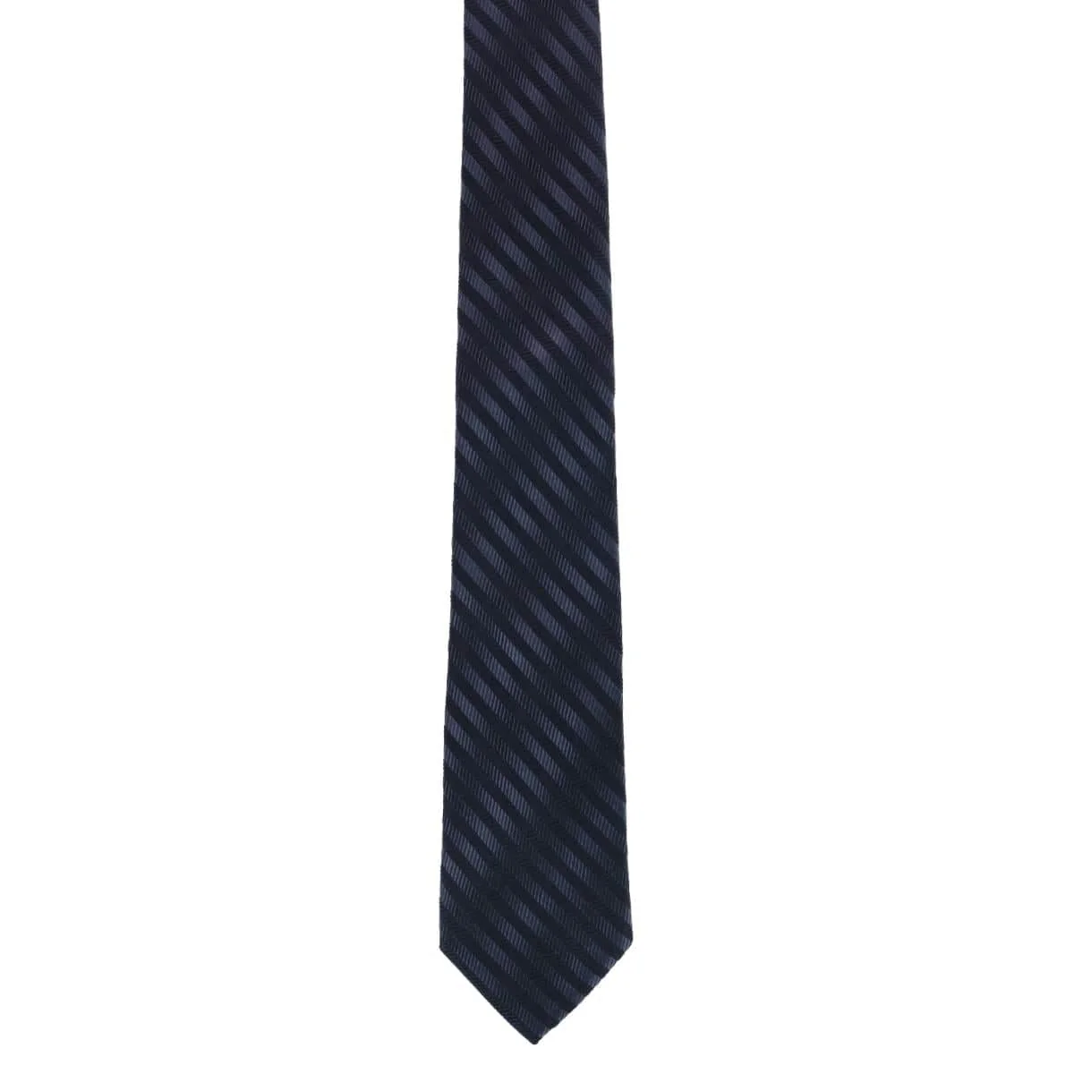 Nathanial Regal Patterned Diagonal Line Silk Business Necktie - Image 7