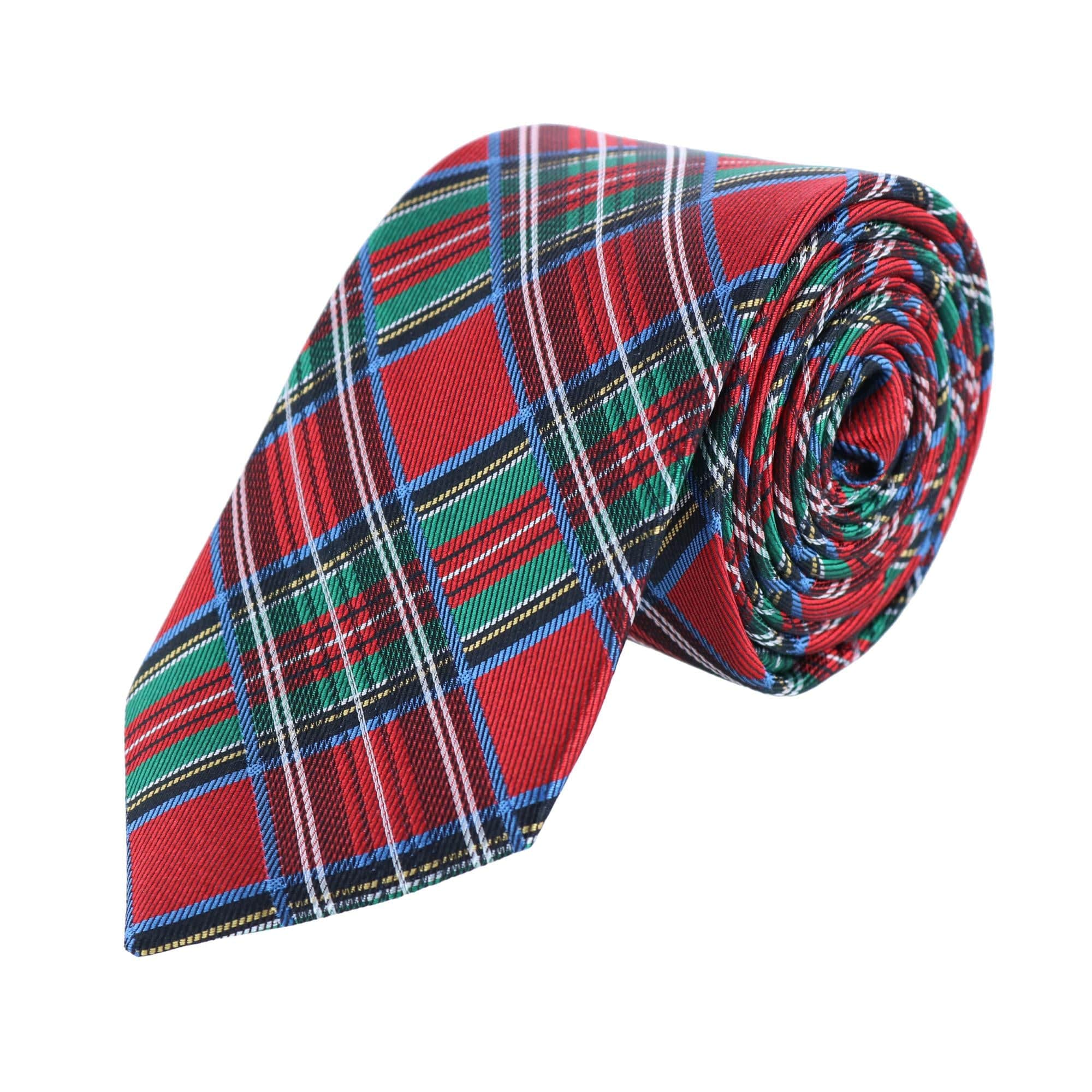 Nicholas Tartan Plaid Silk Necktie - Image 2