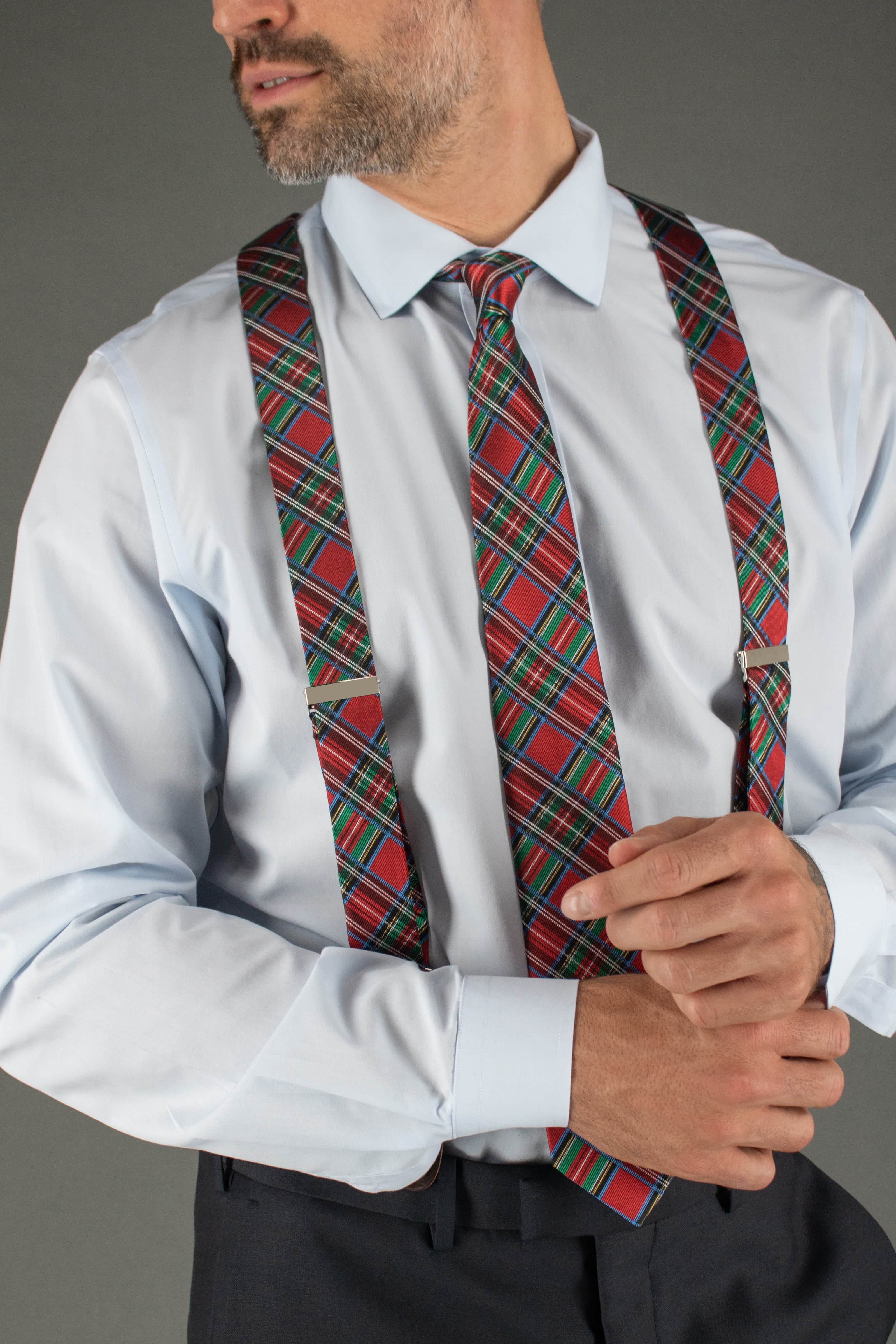 Nicholas Tartan Plaid Silk Necktie - Image 5
