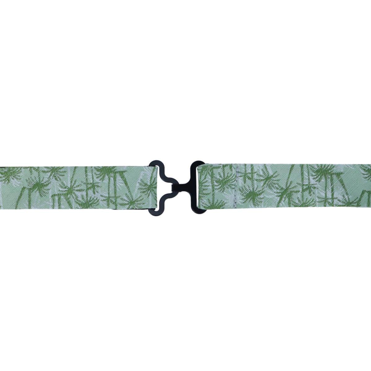Nohea Palm Tree Linen Blend Novelty Bow Tie - Image 5