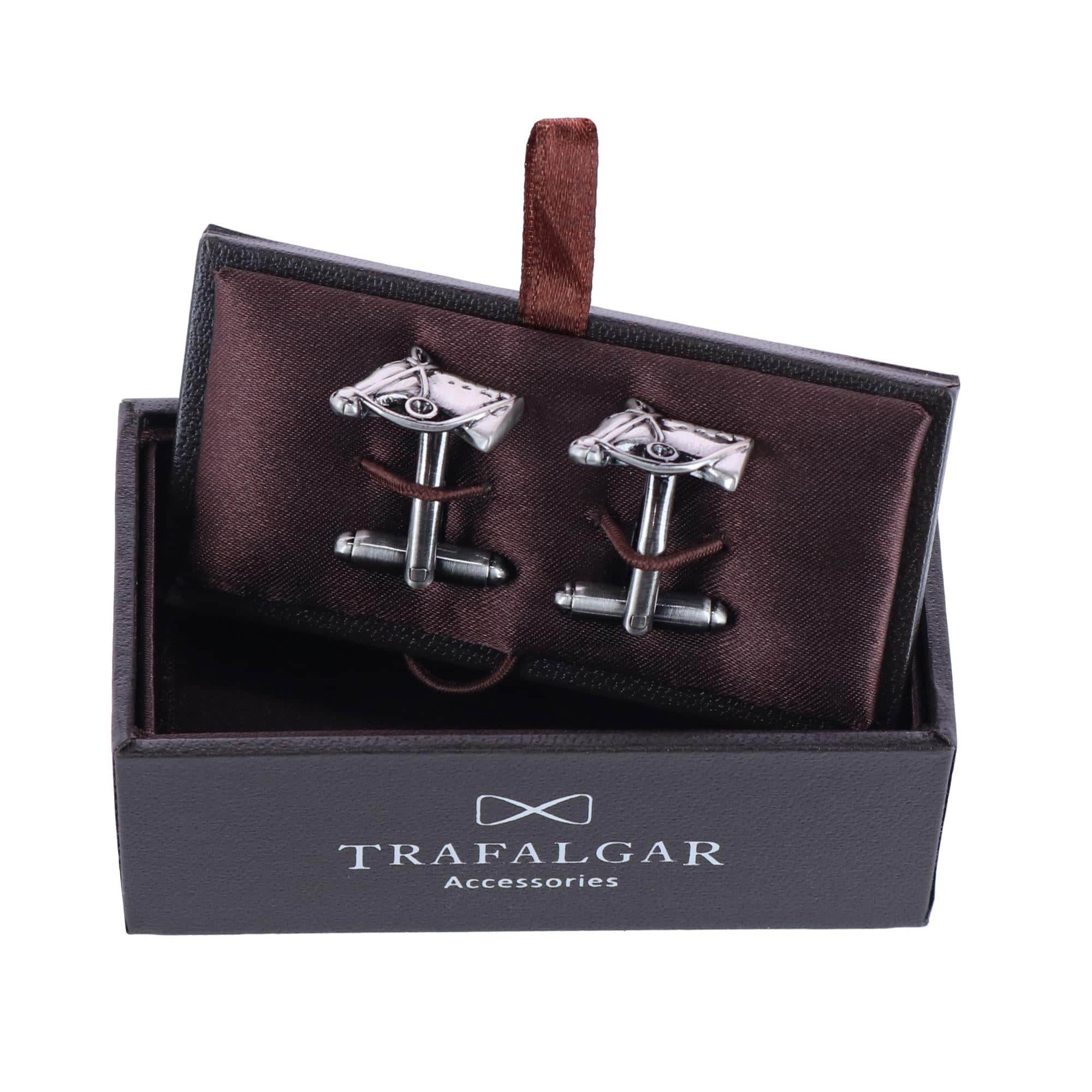 Off To The Races Horse Head Novelty Cufflinks (1 Pair) - Image 3