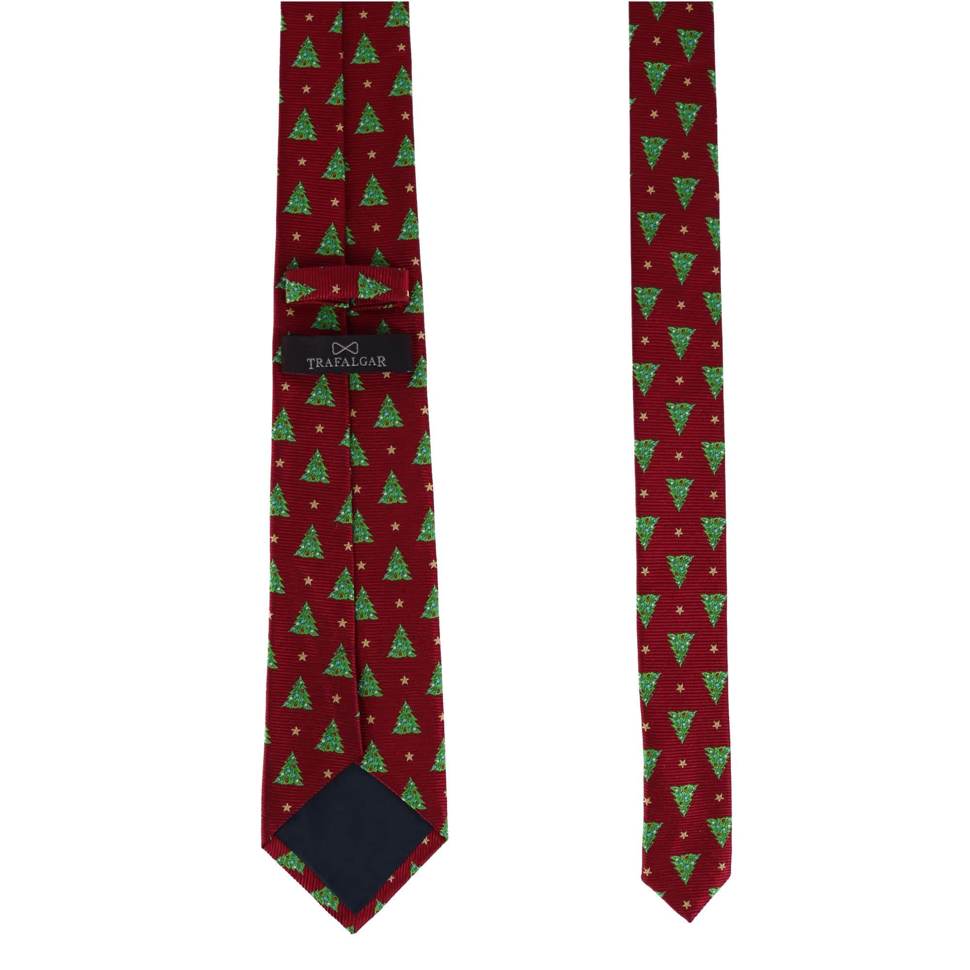 Oh Christmas Tree Novelty Silk Necktie - Image 4