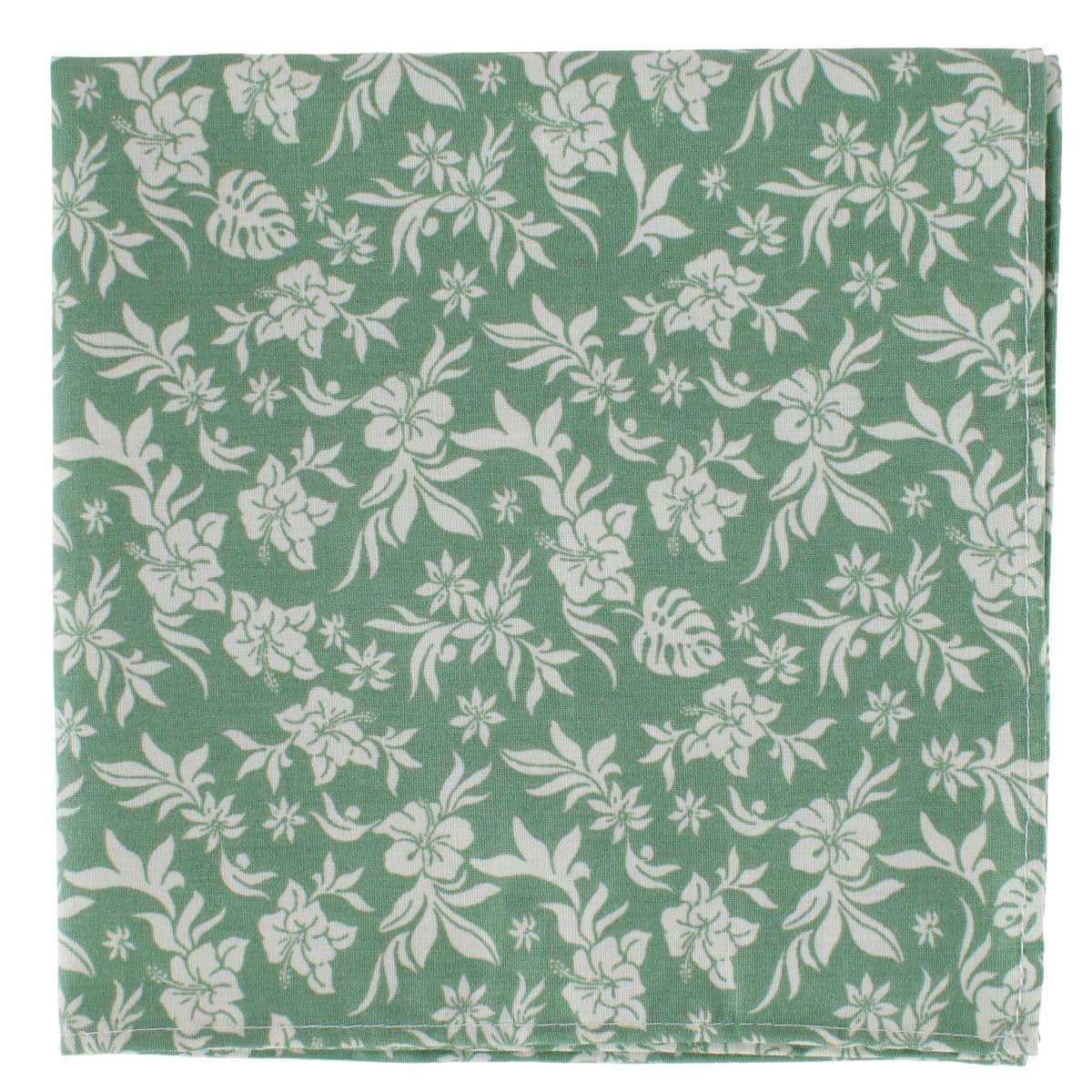 Oleander Floral and Vine Patterned Handkerchiefs (Pack of 3) - Image 4