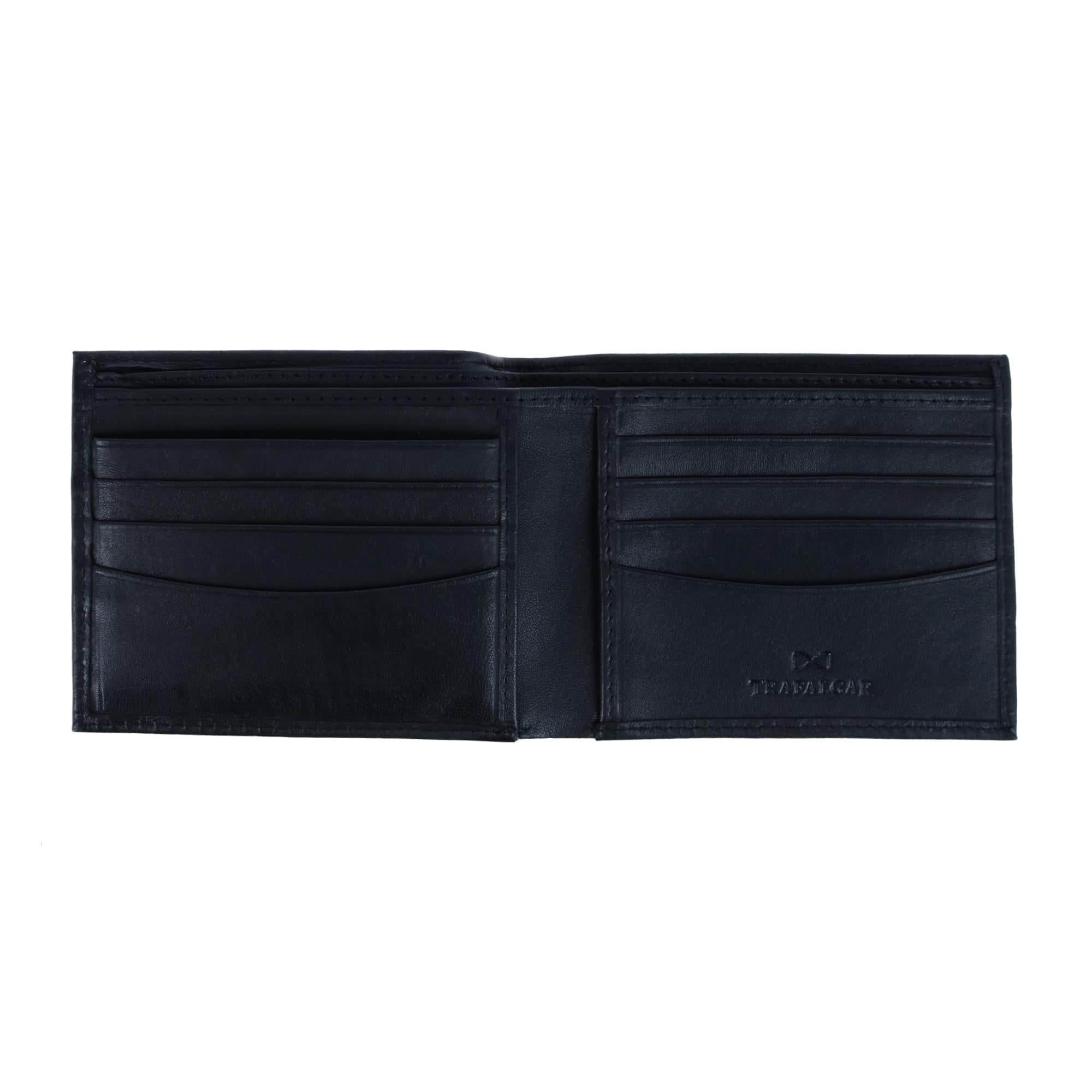 Orion Leather 8-Slot Bi-Fold Wallet with Removable ID Card Case - Image 8