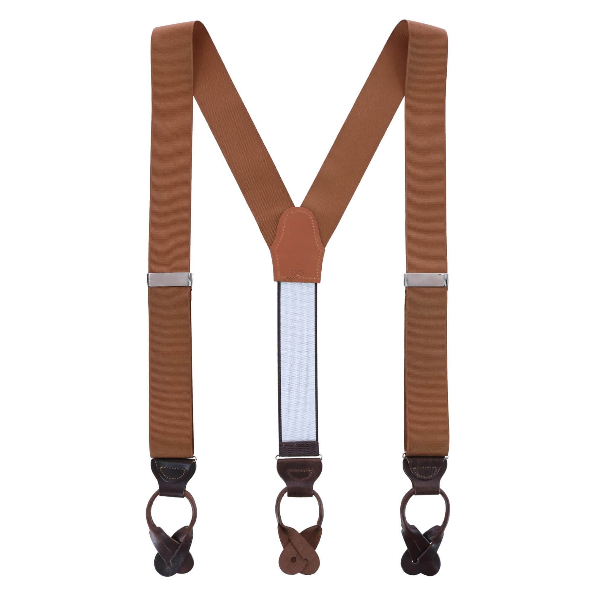 Phoenix 38mm Grosgrain Non Stretch Ribbon Button End Braces - Image 15