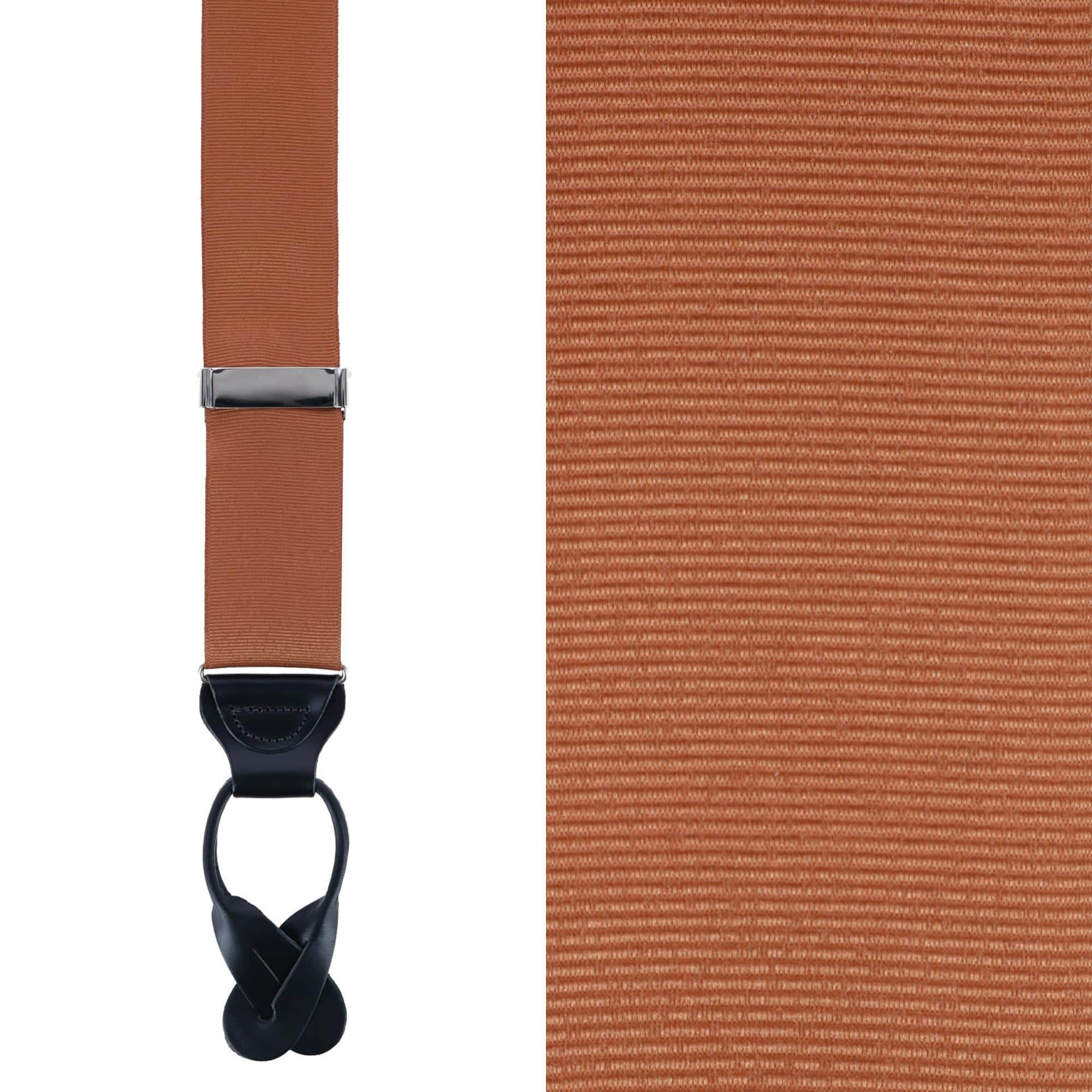 Phoenix 38mm Grosgrain Non Stretch Ribbon Button End Braces - Image 5