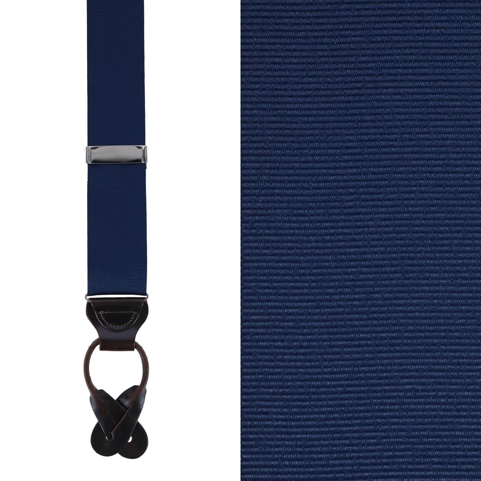 Phoenix 38mm Grosgrain Non Stretch Ribbon Button End Braces - Image 7