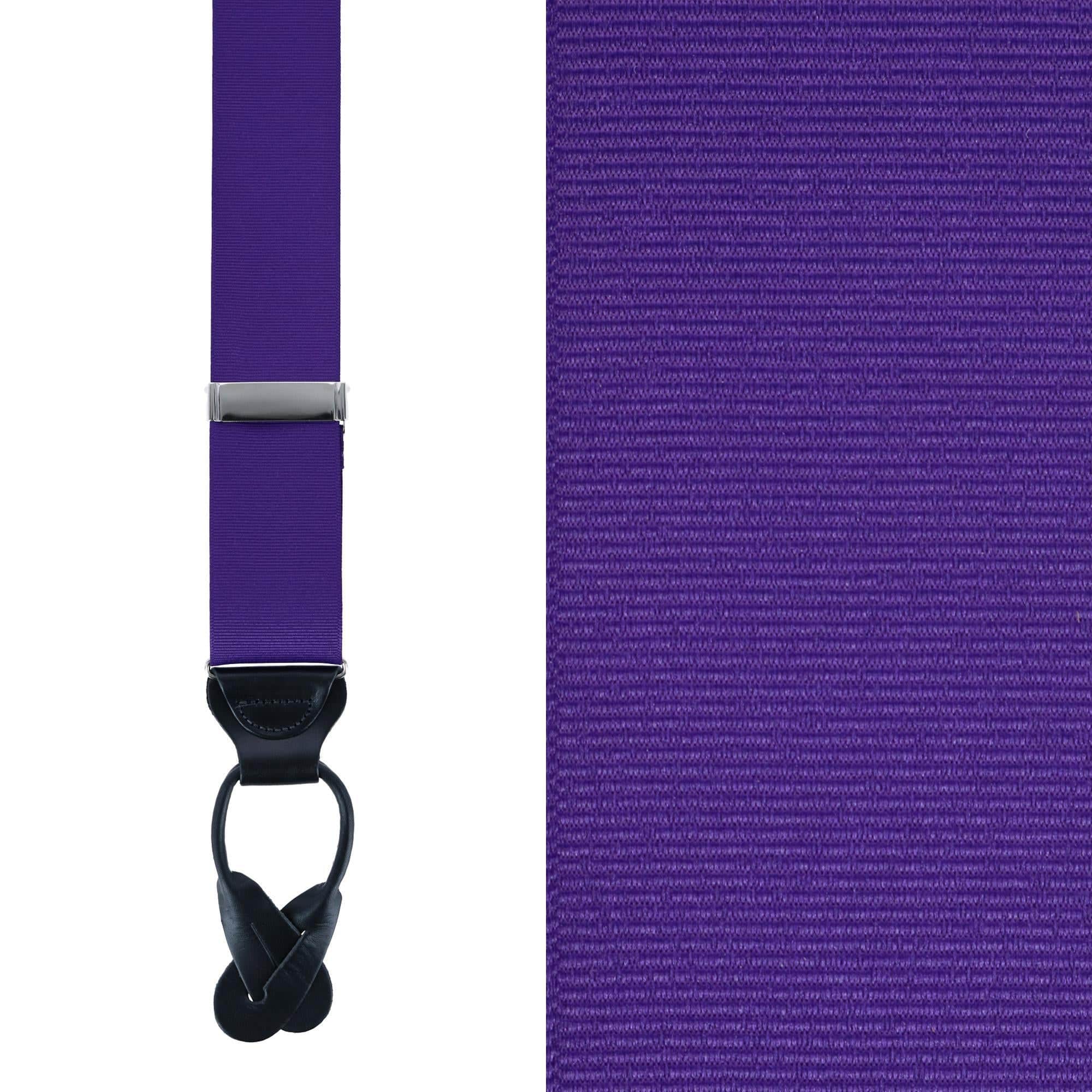 Phoenix 38mm Grosgrain Non Stretch Ribbon Button End Braces - Image 8