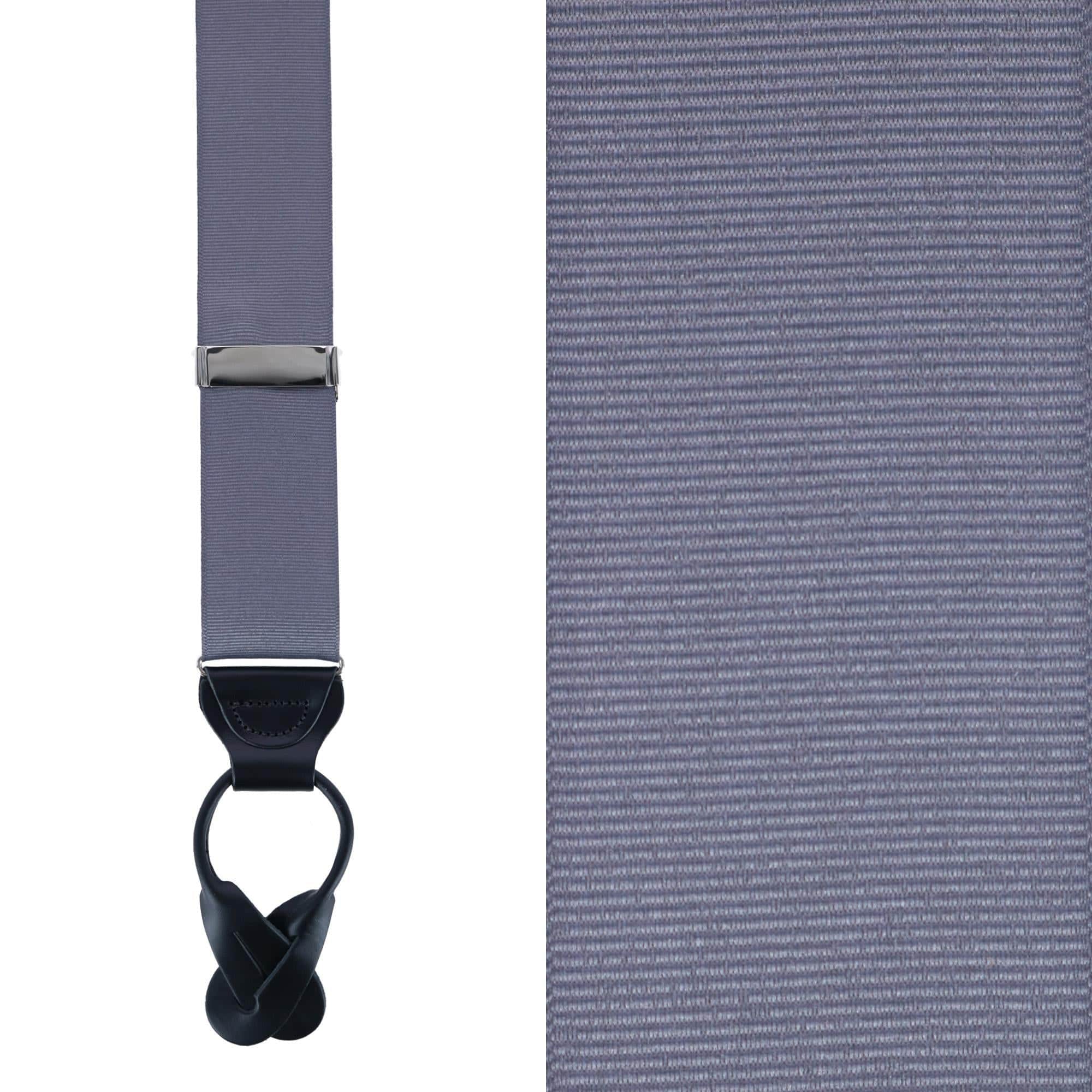 Big & Tall Phoenix 38mm Grosgrain Non Stretch Ribbon Button End Braces - Image 3