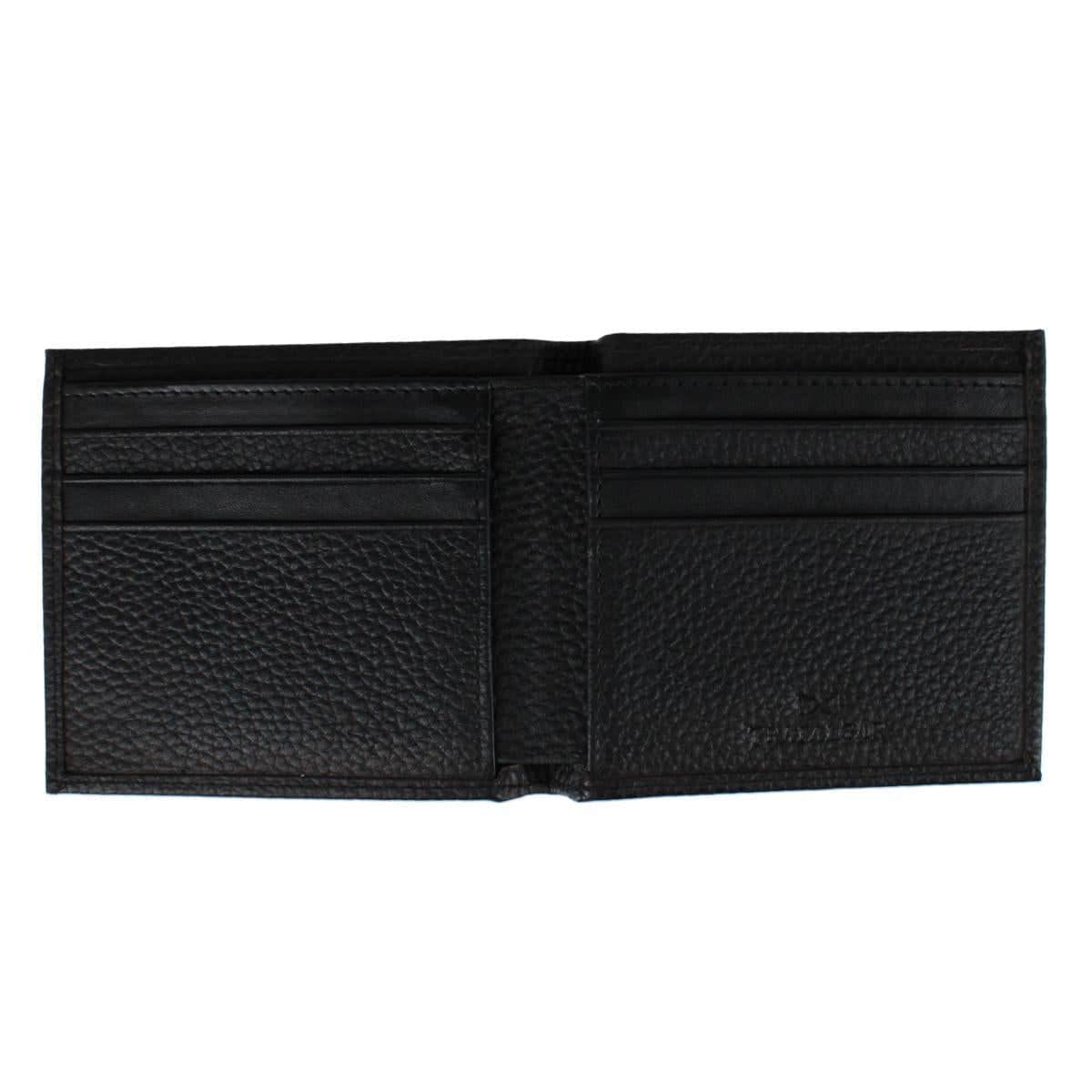 Pierce Pebble Grain Classic Leather Bi-Fold Wallet - Image 4